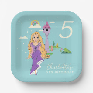 Disney Princess Rapunzel Girls Birthday Paper Plates