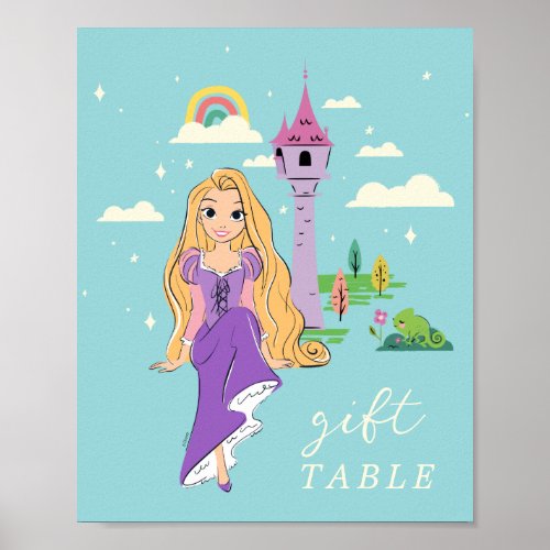 Disney Princess Rapunzel Girls Birthday Poster