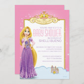 Disney Princess Rapunzel It's a Girl Baby Shower Invitation (Front/Back)