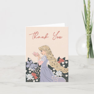 Disney Princess Rapunzel Letterpress Thank You Card