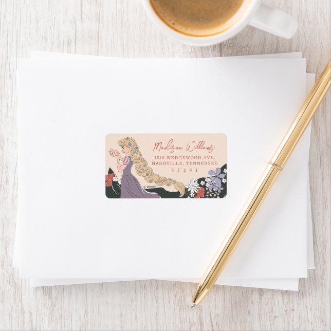 Disney Princess Rapunzel | Sweet Sixteen Birthday Label (Insitu)