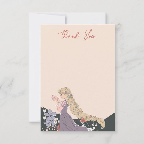 Disney Princess Rapunzel Thank You Card