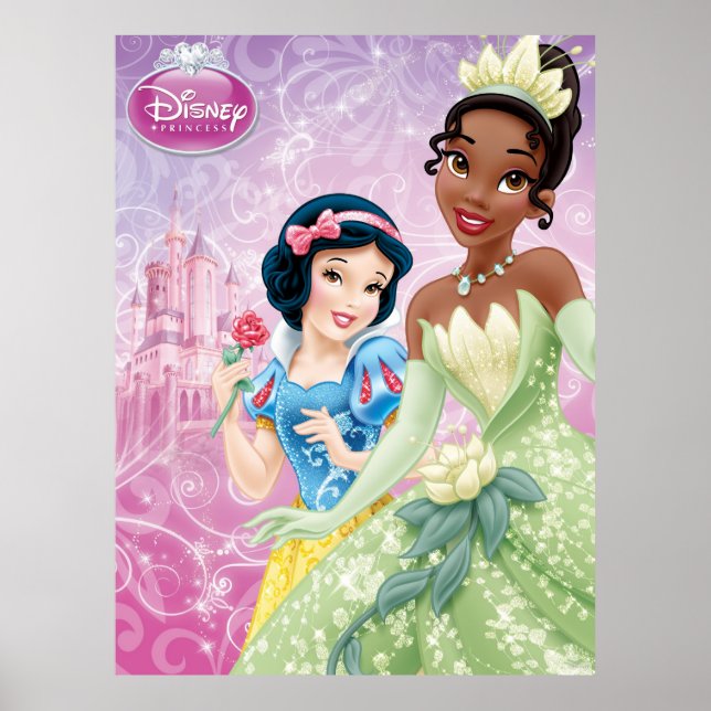 Disney Princess | Snow White and Tiana Poster (Front)