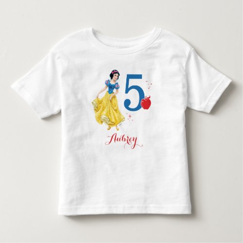 Disney Princess  Snow White Birthday Toddler T_shirt