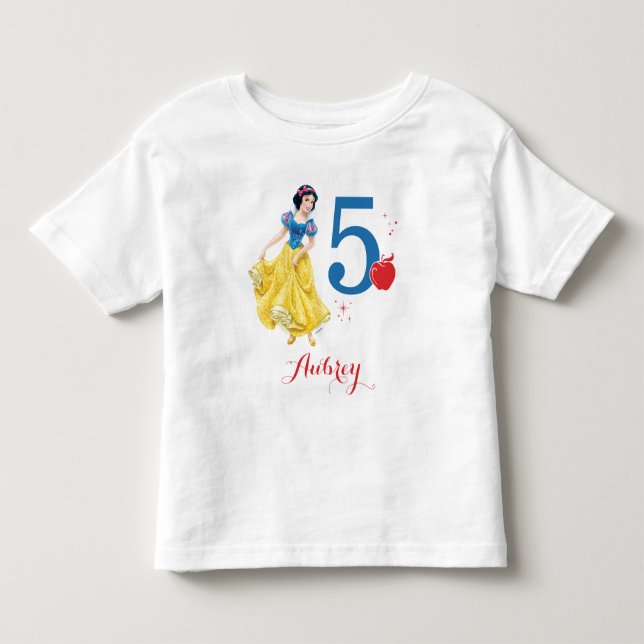 Disney Princess | Snow White Birthday Toddler T-shirt (Front)
