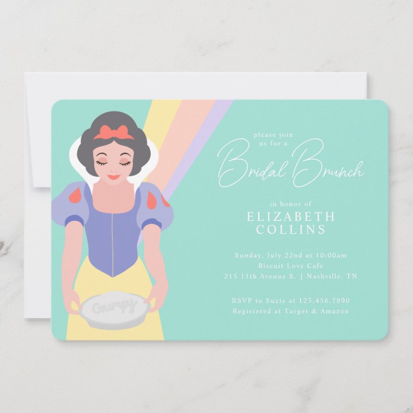 Disney Princess Snow White | Bridal Brunch                    Invitation