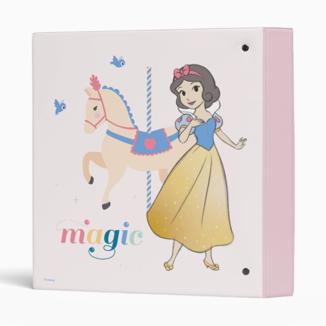 Disney Princess Snow White | Carousel Magic 3 Ring Binder | Zazzle