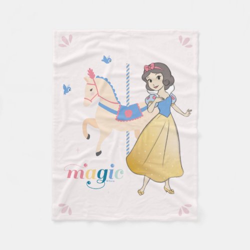 Disney Princess Snow White  Carousel Magic Fleece Blanket