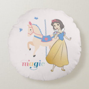 Disney Princess Snow White | Carousel Magic Round Pillow