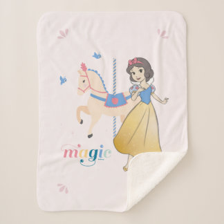 Disney Princess Snow White | Carousel Magic Sherpa Blanket