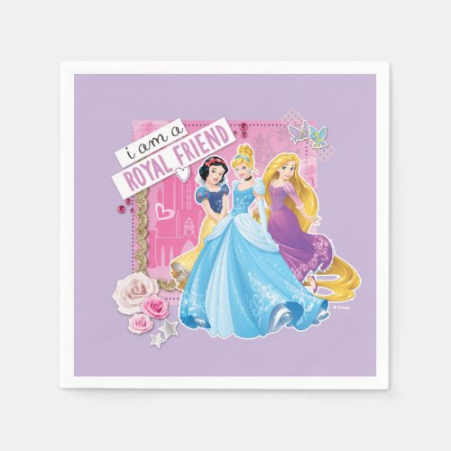 Disney Princess  Snow White Cinderella Rapunzel Napkins
