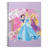 Disney Princess, Snow White, Cinderella, Rapunzel Notebook