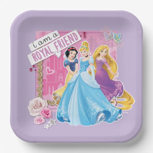 Disney Princess  Snow White Cinderella Rapunzel Paper Plates