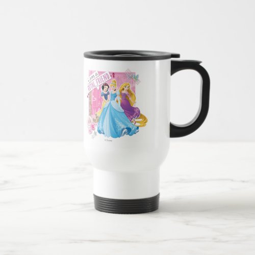 Disney Princess  Snow White Cinderella Rapunzel Travel Mug