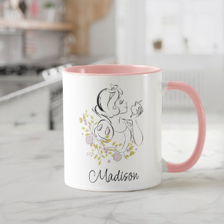 Disney Princess Snow White Pink | Add Your Name Mug
