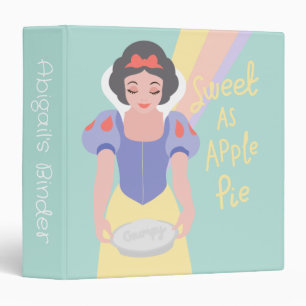 Disney Princess Snow White Sweet as Apple Pie 3 Ring Binder
