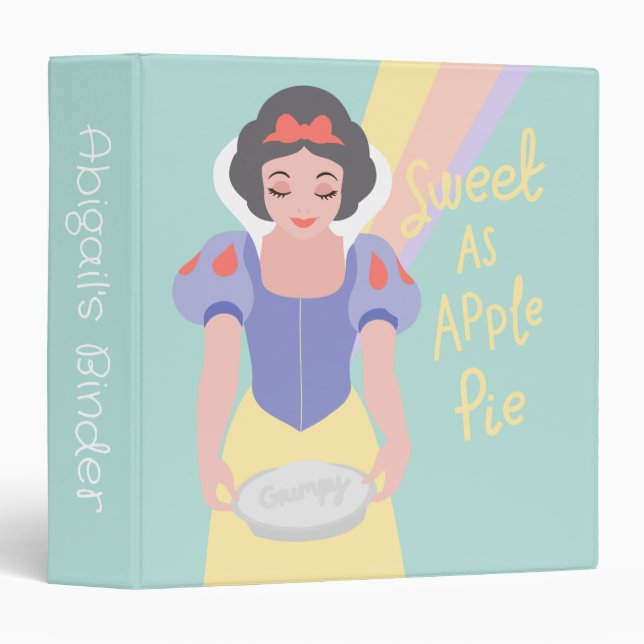 Disney Princess Snow White | Sweet as Apple Pie 3 Ring Binder (Front/Spine)