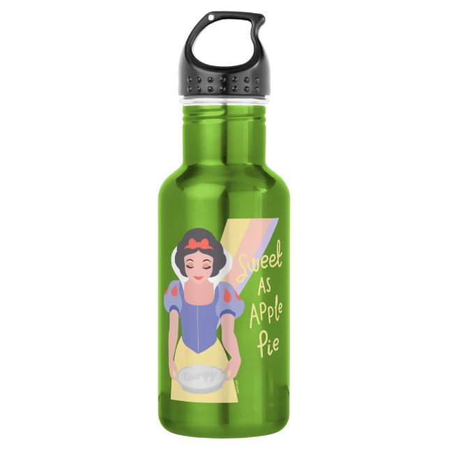 Disney Princess Snow White | Sweet as Apple Pie Stainless Steel Water Bottle (Front)