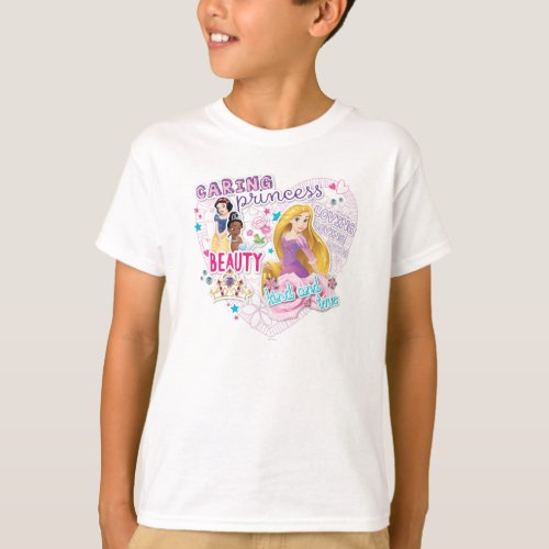 Disney Princess  Snow White Tiana and Rapunzel T_Shirt