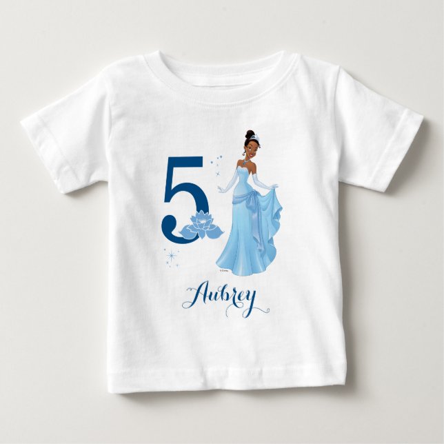 Disney Princess | Tiana Birthday Baby T-Shirt (Front)