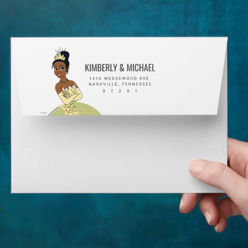 Disney Princess Tiana Birthday  Envelope