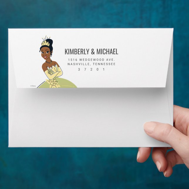 Disney Princess Tiana Birthday  Envelope (Hand)