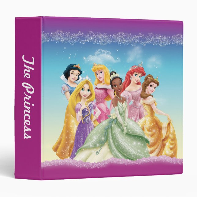 Disney Princess | Tiana Featured Center Binder (Front/Spine)