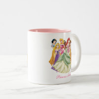 Disney Princess, Tiana Featured Center Two-Tone Coffee Mug