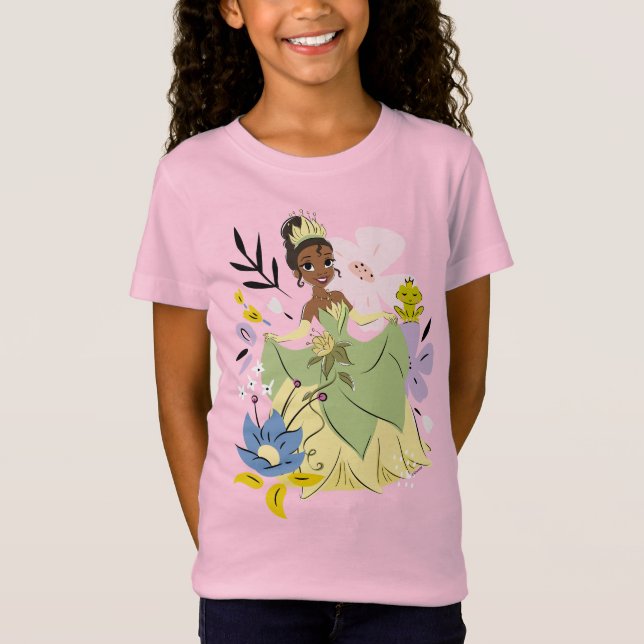 Disney Princess | Tiana in the Garden T-Shirt (Front)