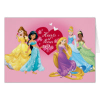 Disney Princess Valentine Card