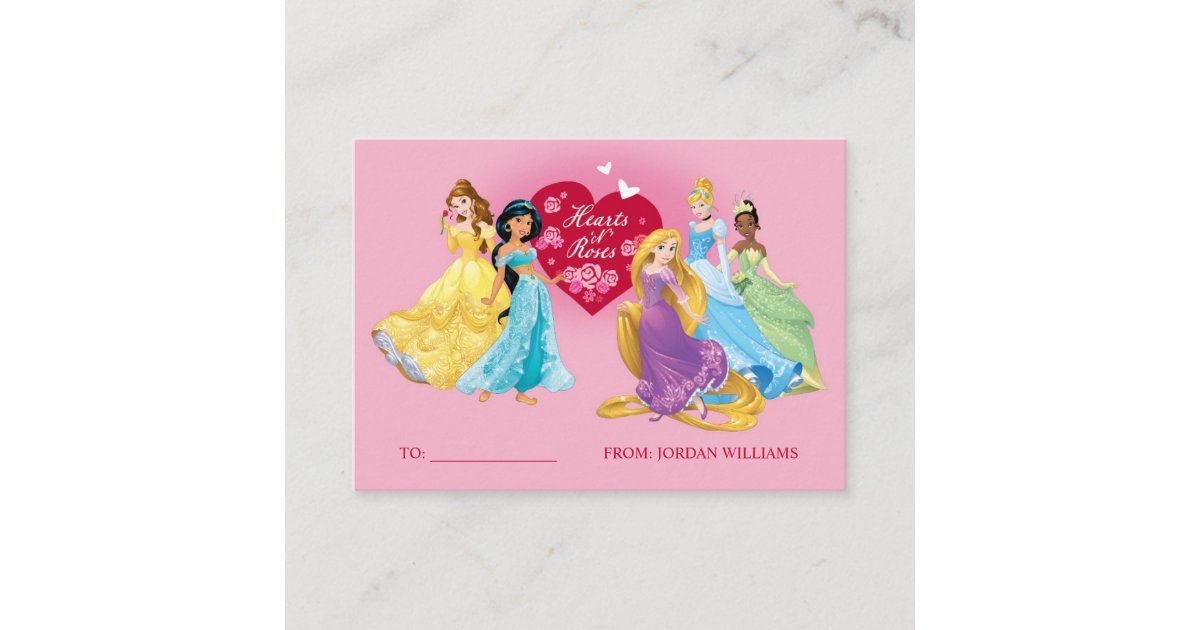 Disney Princess Valentine's Day 100pk Card