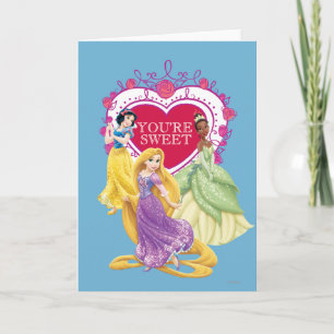Disney Princess   You're Sweet Holiday Card