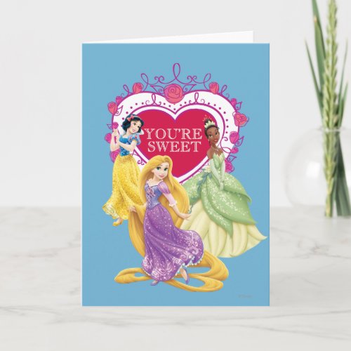 Disney Princess  Youre Sweet Holiday Card