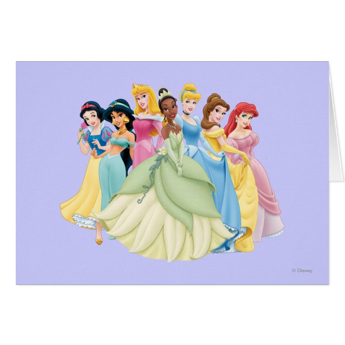 Disney Princesses 12 Greeting Card