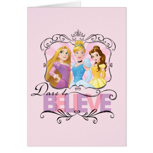 Disney Princesses | Dare To Believe Cards (Front)