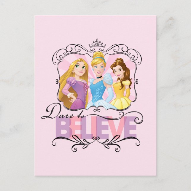 Disney Princesses | Dare To Believe Postcard (Front)