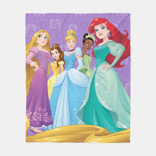 Disney Princesses | Fearless Is Fierce Fleece Blanket ...