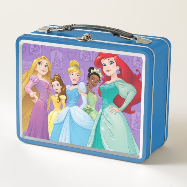 Disney Princesses | Fearless Is Fierce Metal Lunch Box (Front)