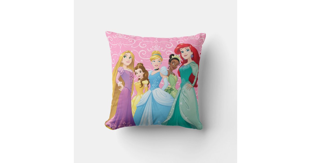 Disney Princess Enchanting Dreams Decorative Throw Pillow, Pink