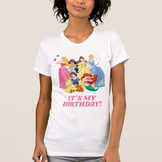  Disney Princesses | It's My Birthday T-Shirt (Front)