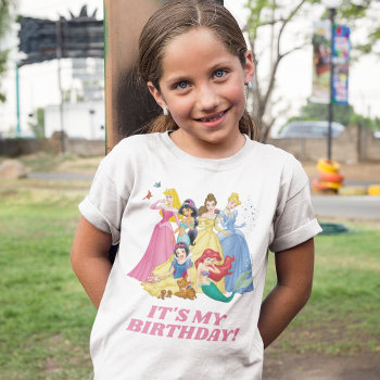 Disney Princesses | It's My Birthday T-shirt by DisneyPrincess at Zazzle