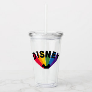 Disney Rainbow Starburst Acrylic Tumbler