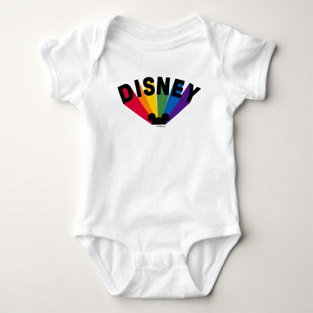 Disney Rainbow Starburst Baby Bodysuit (Front)