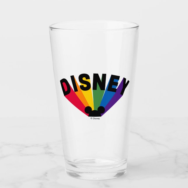 Disney Rainbow Starburst Glass (Front)