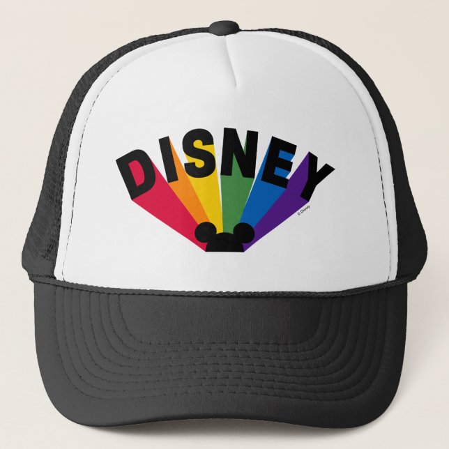 Disney Rainbow Starburst Trucker Hat (Front)