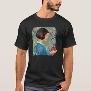 Disney Snow White Holding A Red Apple T-Shirt