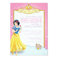 Disney Snow White It's a Girl Baby Shower Card