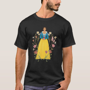 Disney Snow White Posing With A Red Apple Profile T-Shirt