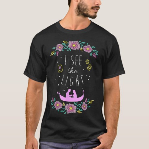 Disney Tangled I See The Light Stitched Style  T_Shirt