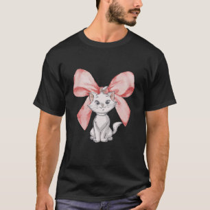 Disney The Aristocats Big Bow Marie Watercolor T-Shirt